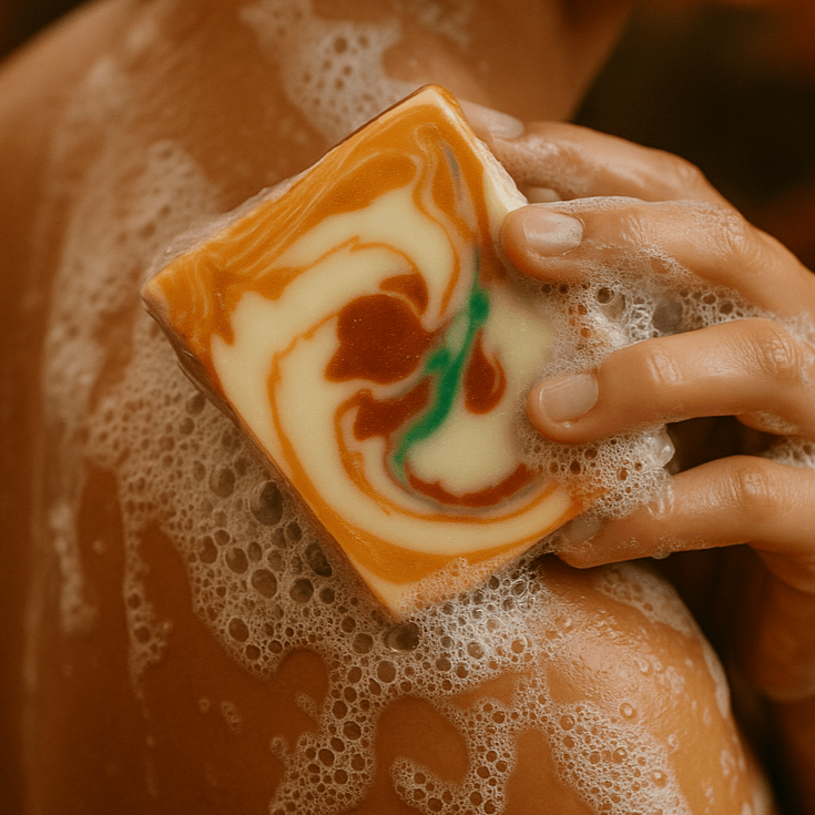 BeeLovelyBotanicals Bar Soap Limited Edition Cinnamon and Sweaters Fall Soap