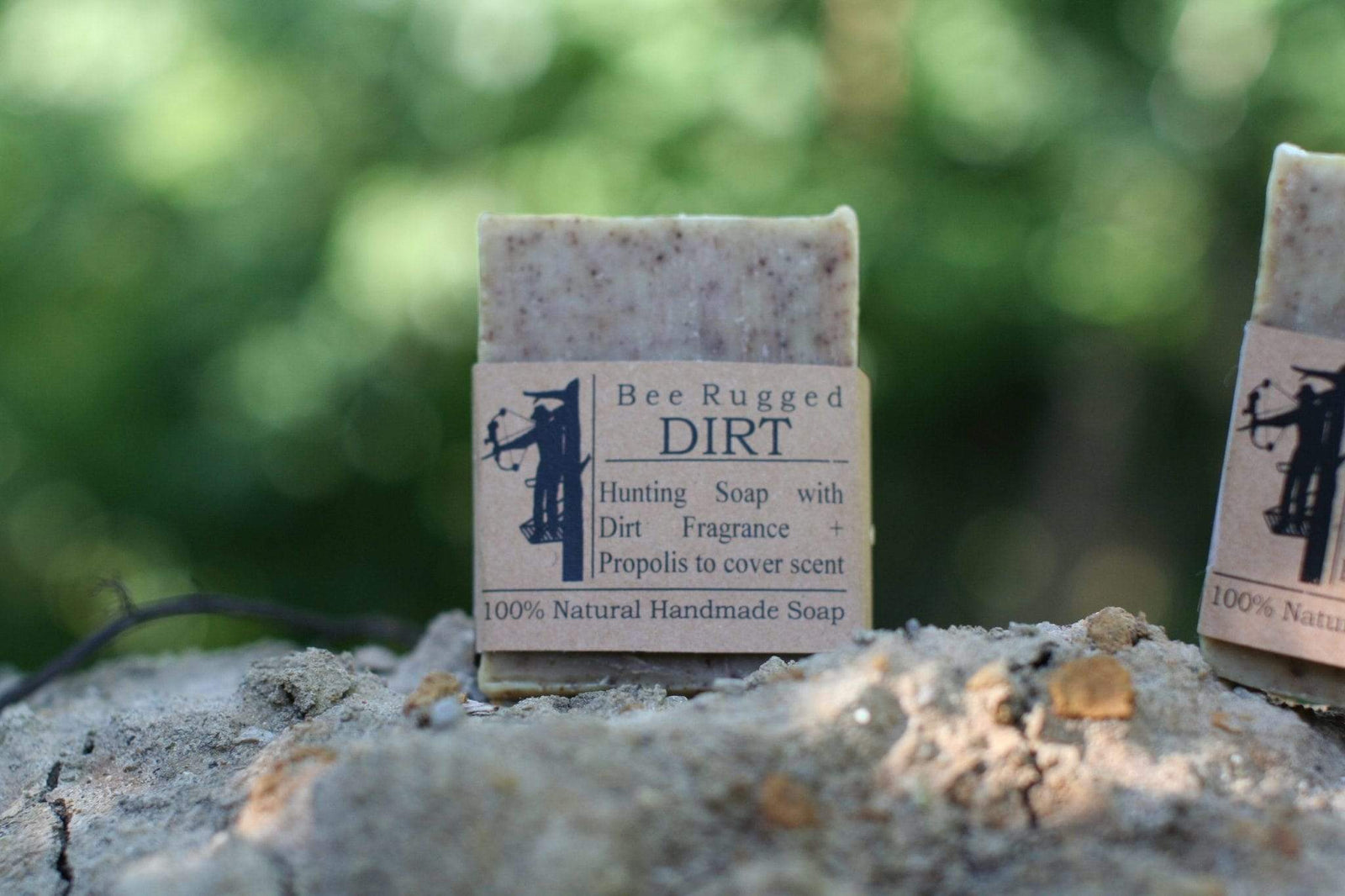 BeeLovelyBotanicals Bee Rugged Dirt Cover Scent Hunting Soap