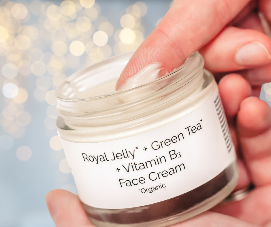 Royal Jelly, Green Tea, and Vitamin B3 face Cream