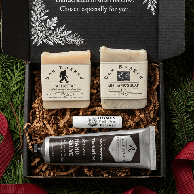BeeLovelyBotanicals Bath &amp; Body Gift Sets Bee Rugged® Essentials Gift Box