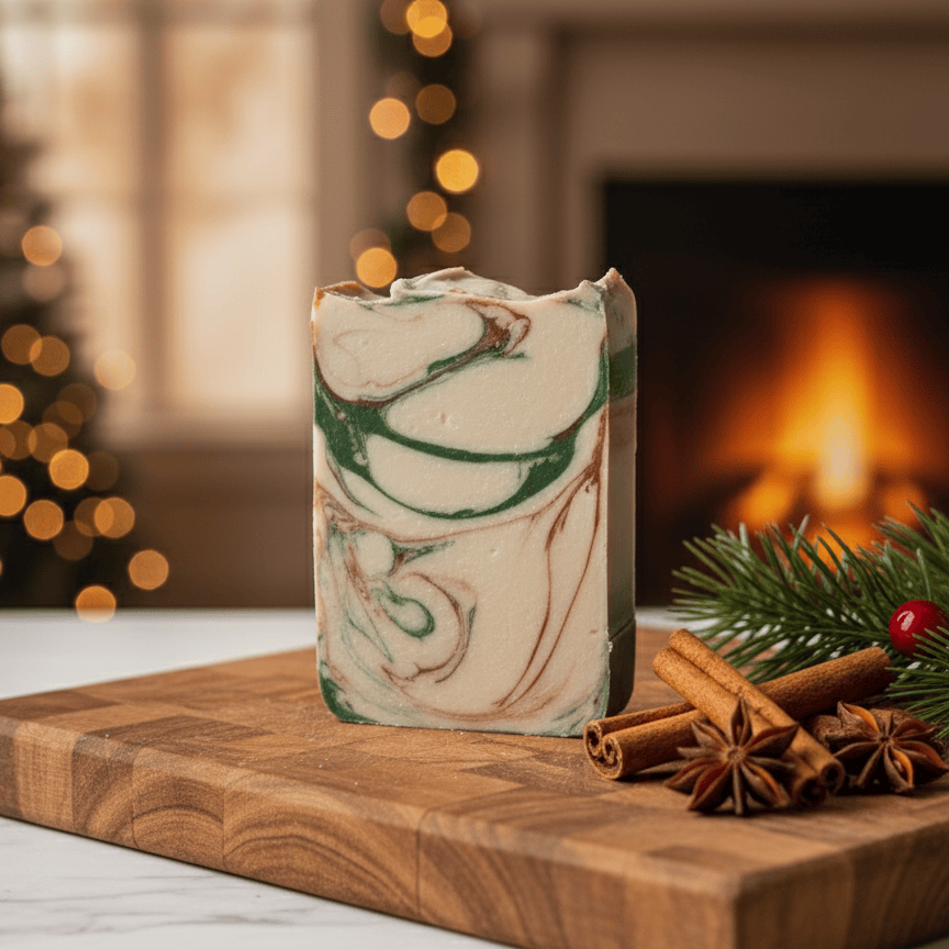 BeeLovelyBotanicals Bar Soap Fireside Cider Honey Soap