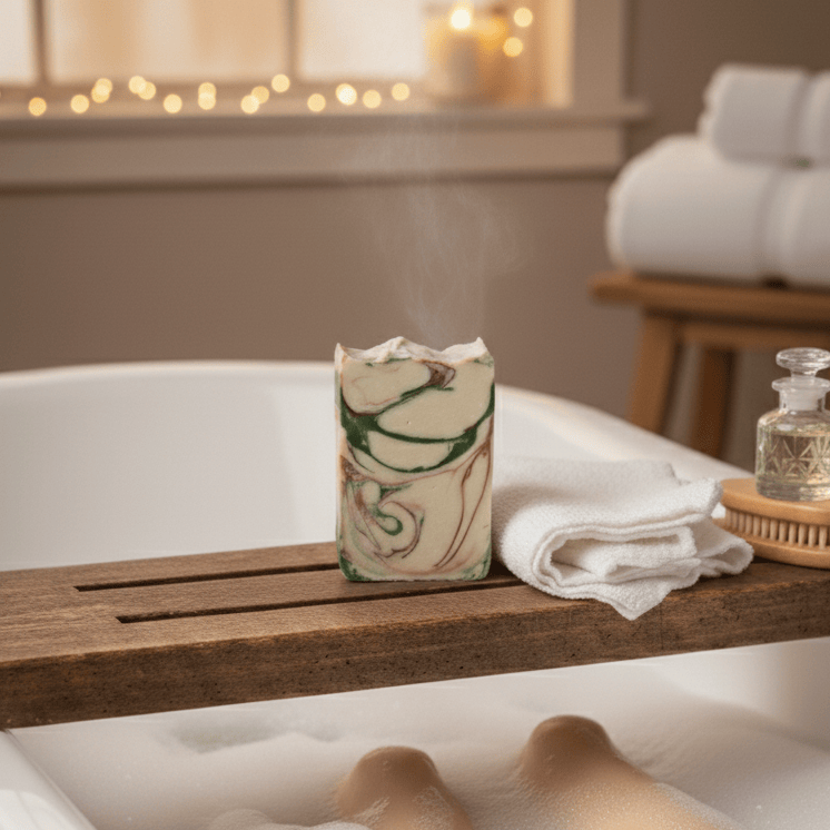 BeeLovelyBotanicals Bar Soap Fireside Cider Honey Soap