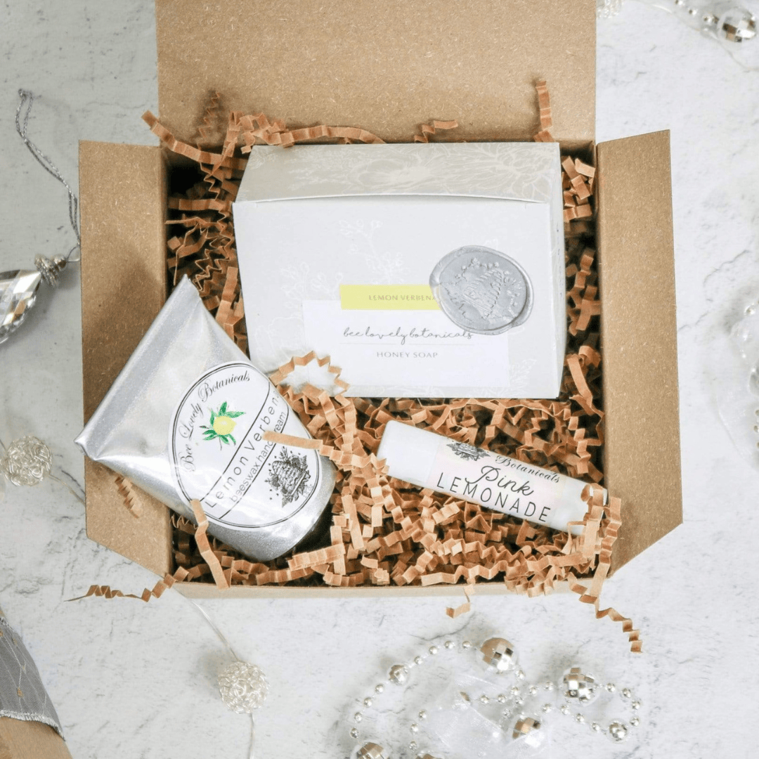 BeeLovelyBotanicals Lemon Verbena Beehive Gift Box