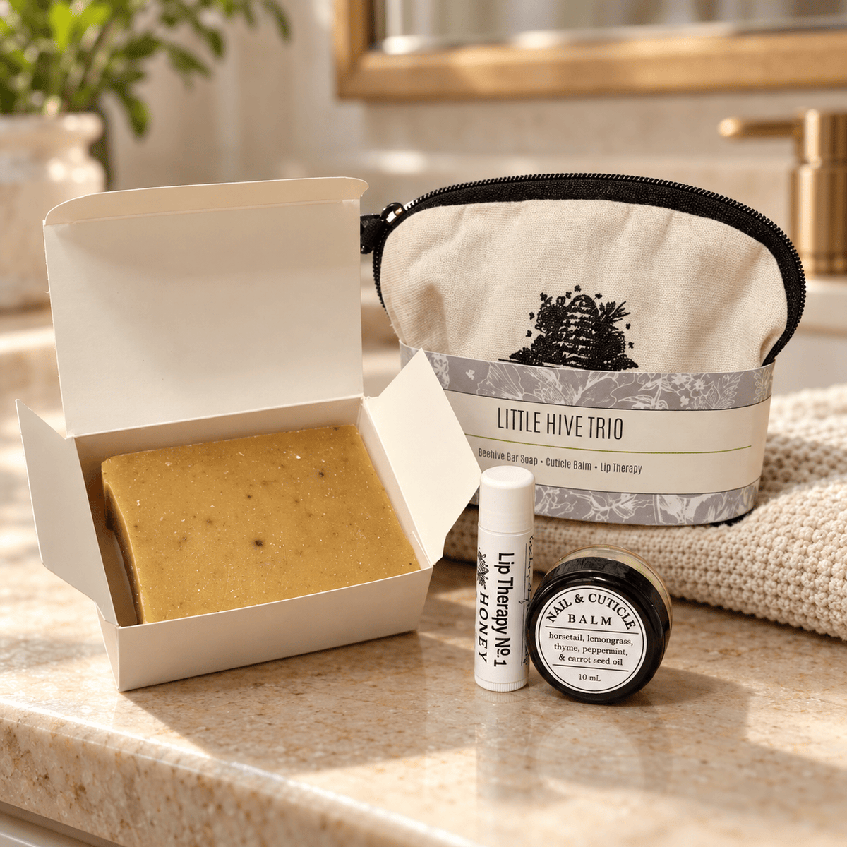 BeeLovelyBotanicals Bath &amp; Body Gift Sets Little Hive Trio