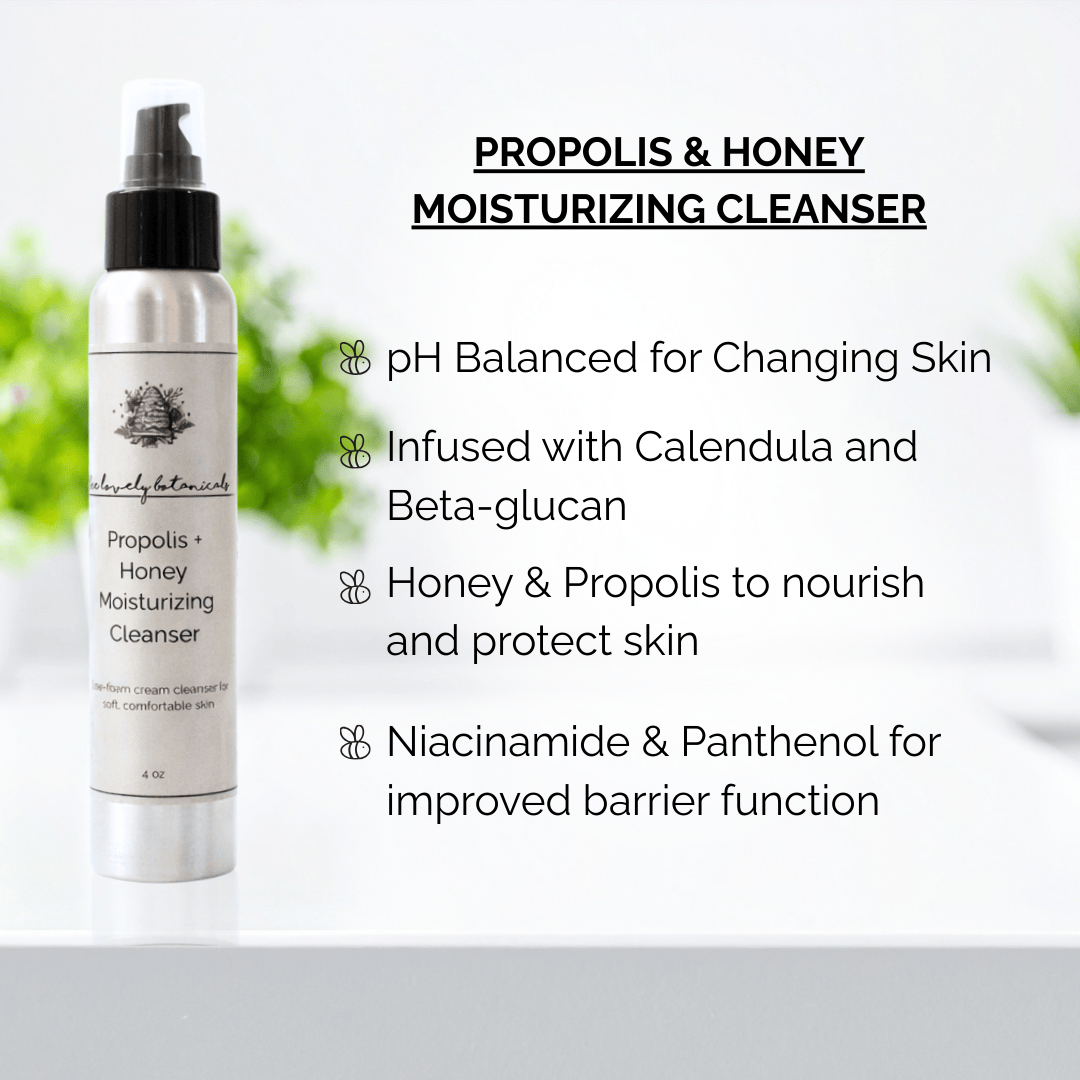 BeeLovelyBotanicals Facial Cleanser Propolis + Honey Moisturizing Cleanser