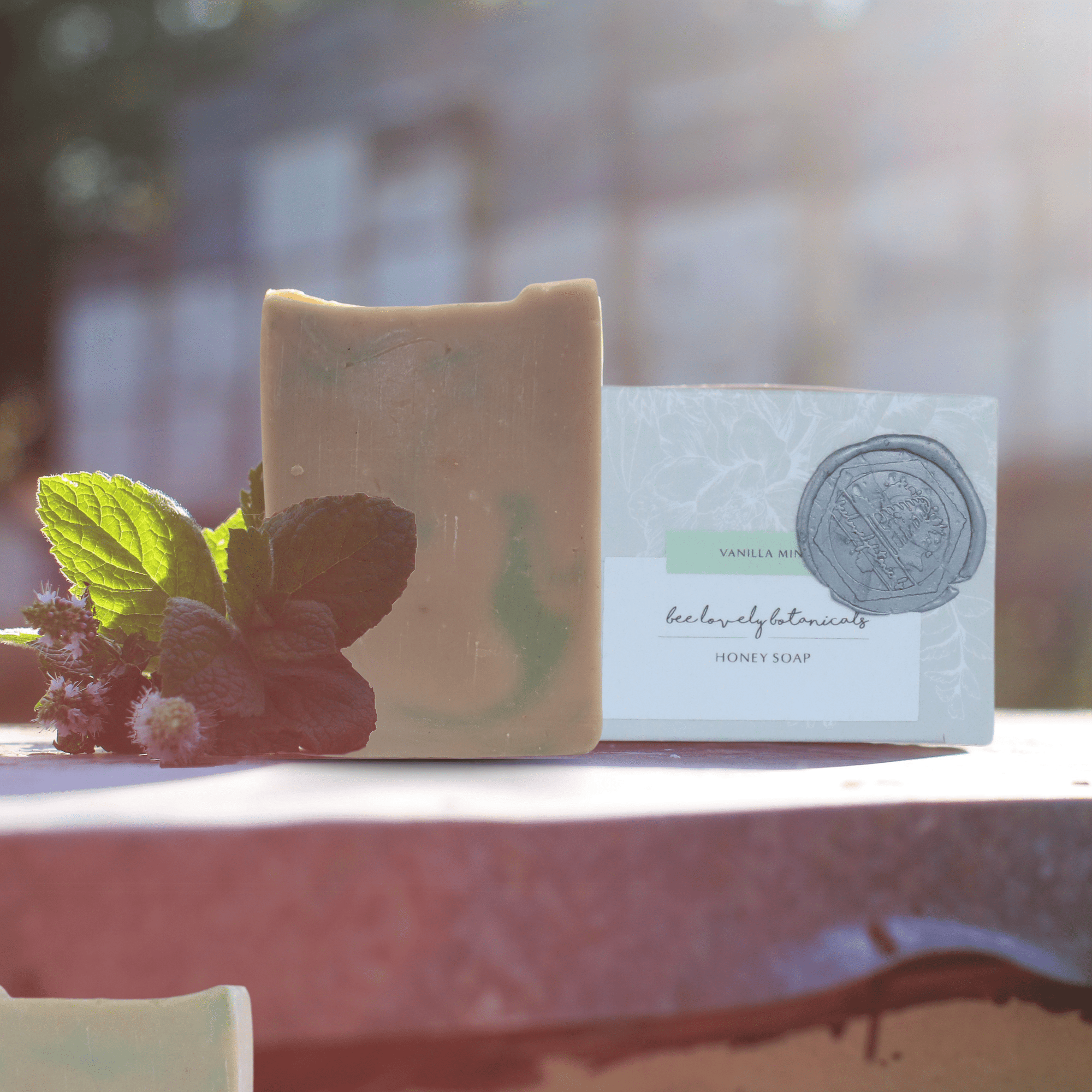 BeeLovelyBotanicals Bar Soap Vanilla Mint + Honey Soap