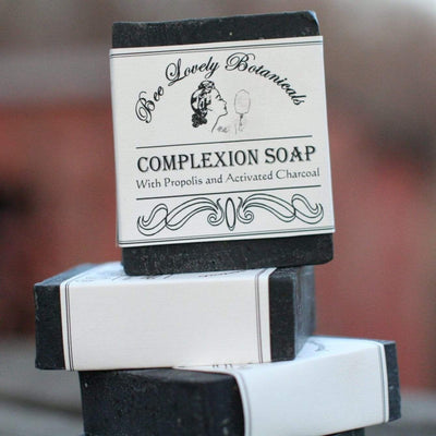 BeeLovelyBotanicals Activated Charcoal Propolis Complexion Soap