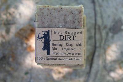 BeeLovelyBotanicals Bee Rugged Dirt Cover Scent Hunting Soap