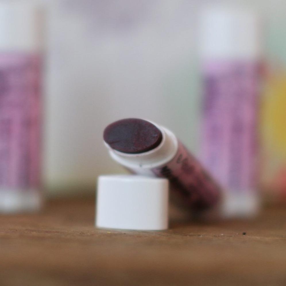 BeeLovelyBotanicals Elderberry and Alkanet Beeswax Lip Balm