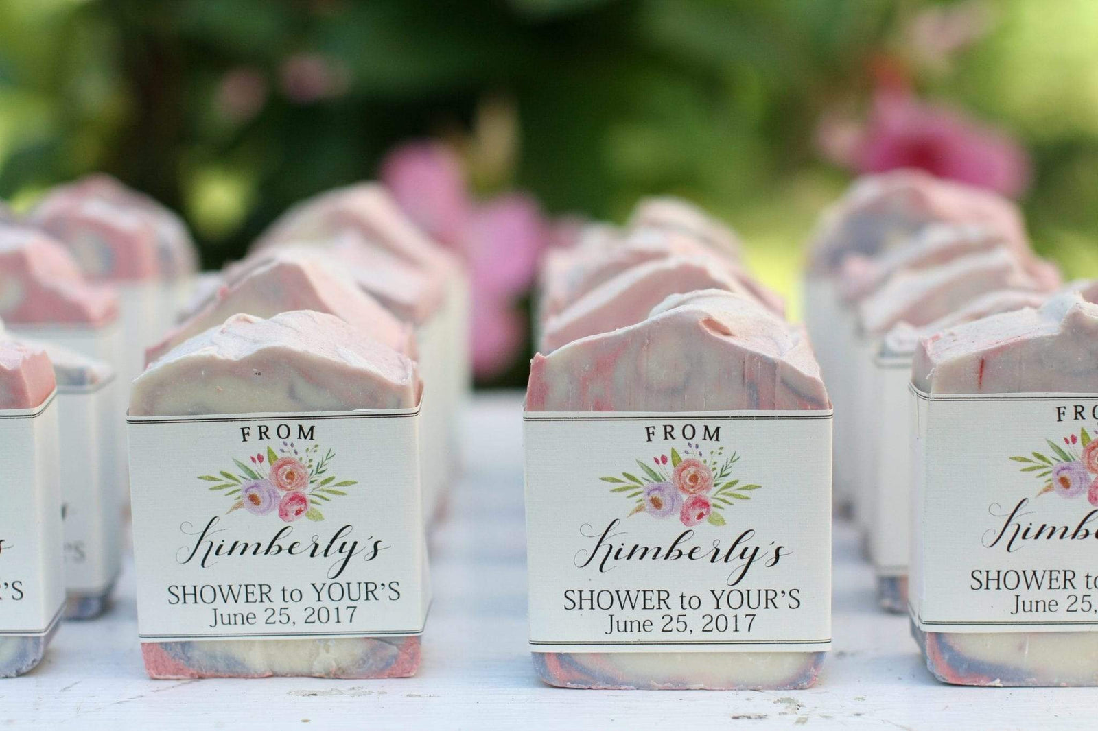 BeeLovelyBotanicals Floral Bridal Shower Soap Favors || FULL SIZE