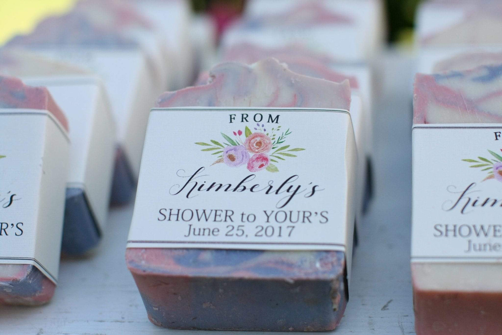 BeeLovelyBotanicals Floral Bridal Shower Soap Favors || FULL SIZE