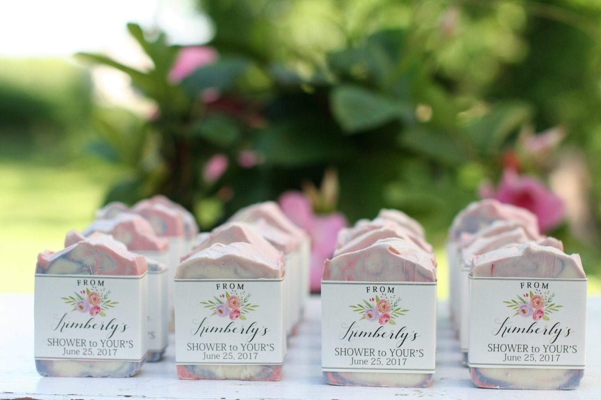 BeeLovelyBotanicals Floral Bridal Shower Soap Favors || FULL SIZE