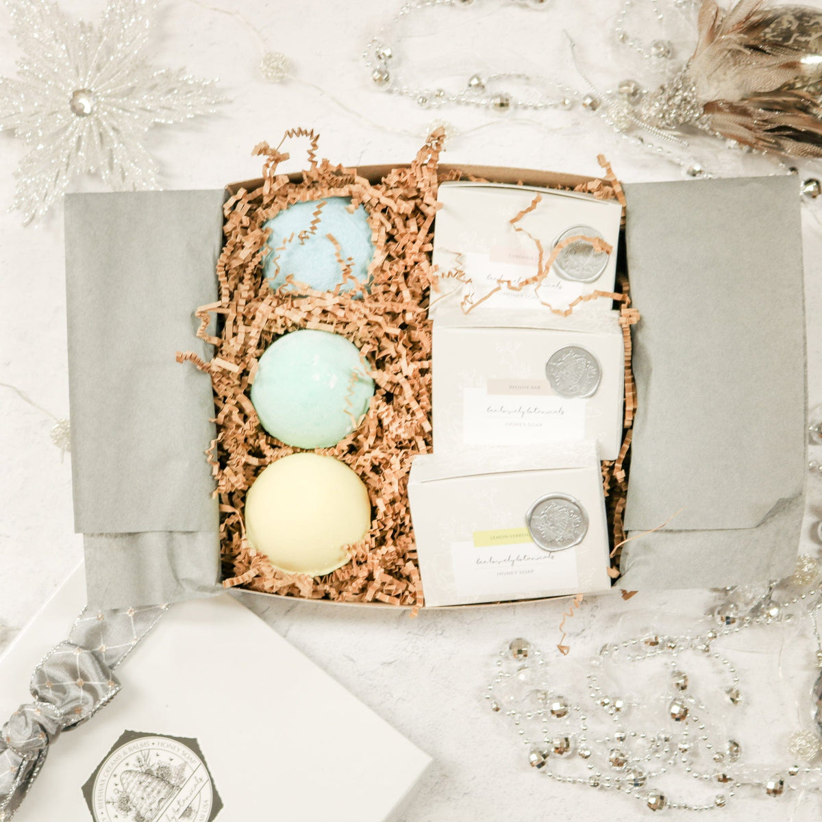 BeeLovelyBotanicals Honey Soap &amp; Bath Bomb Bundle