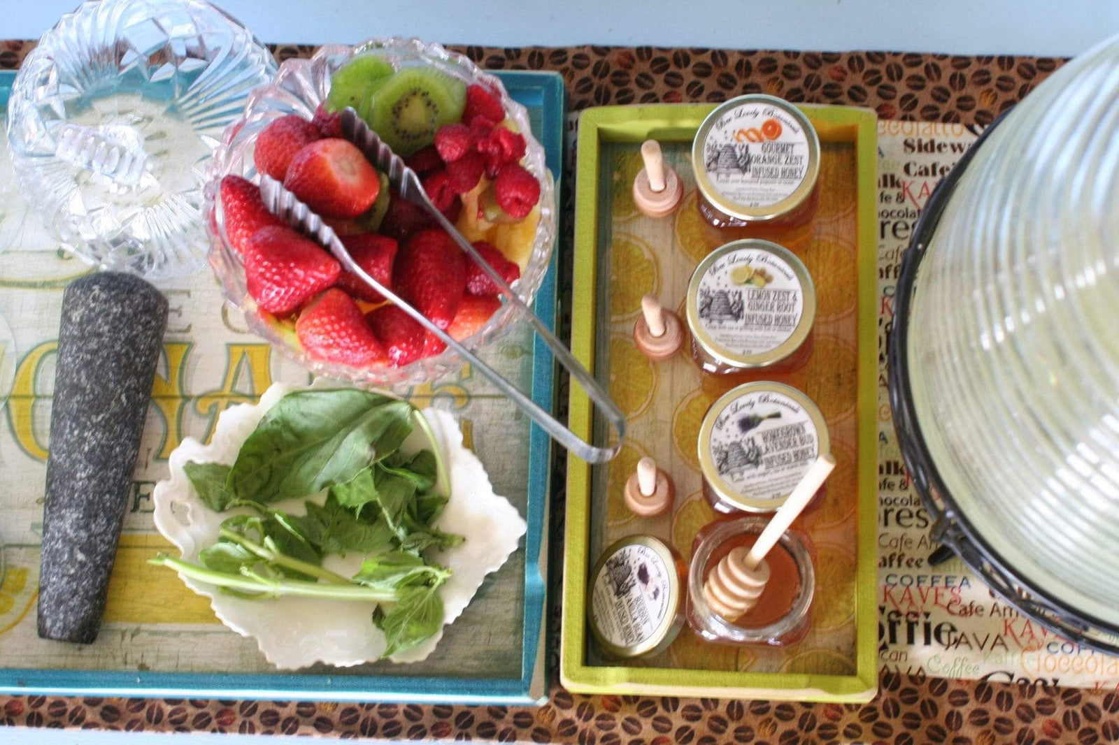 BeeLovelyBotanicals Infused Honey Gift Set