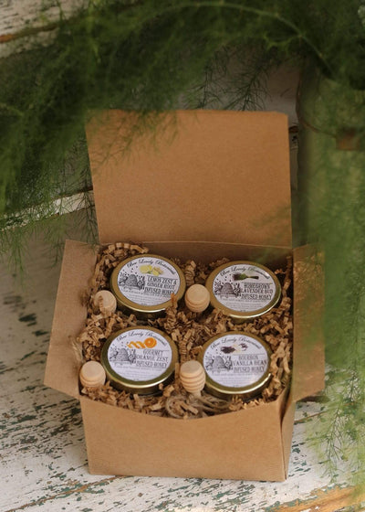 BeeLovelyBotanicals Infused Honey Gift Set