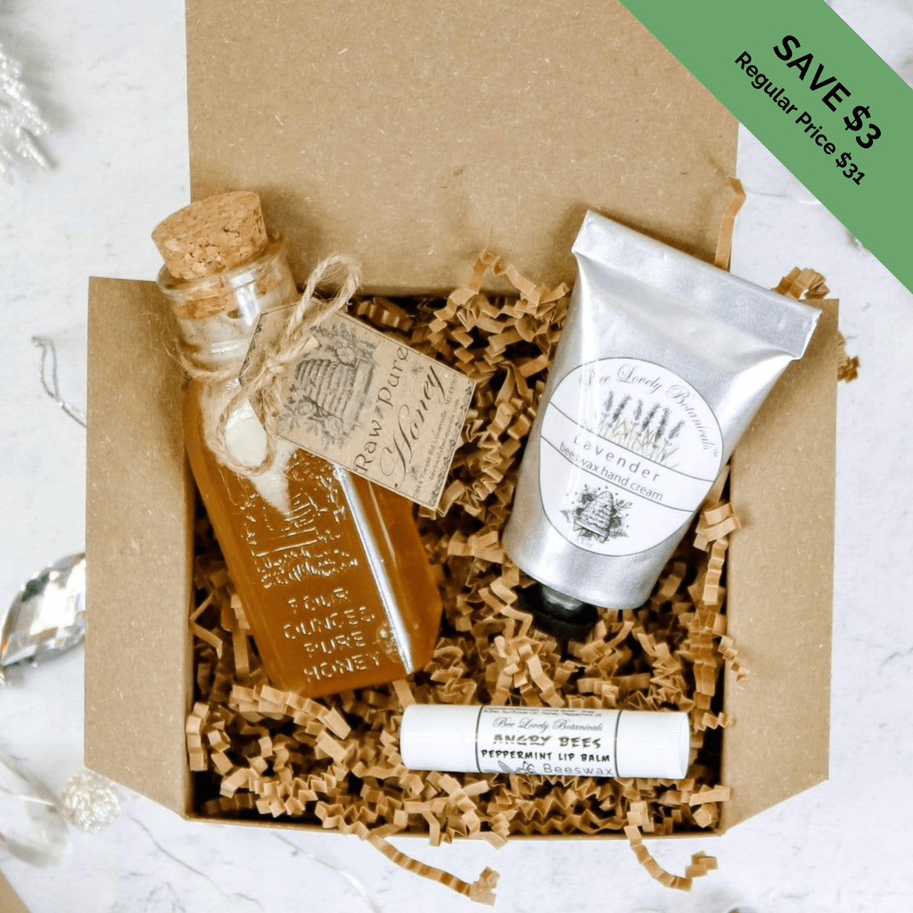 Lavender & Honey Beehive Gift Box
