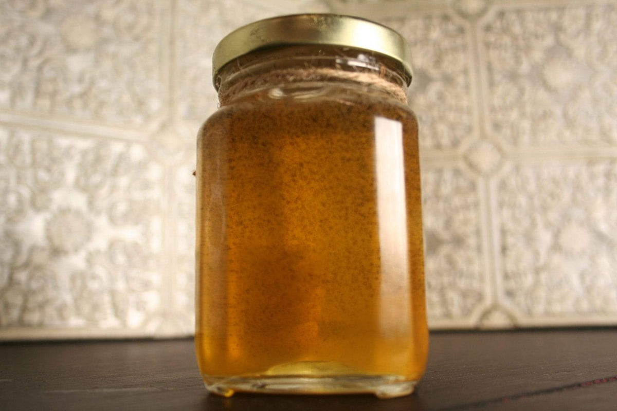 BeeLovelyBotanicals Madagascar Bourbon  Vanilla Bean Infused Honey