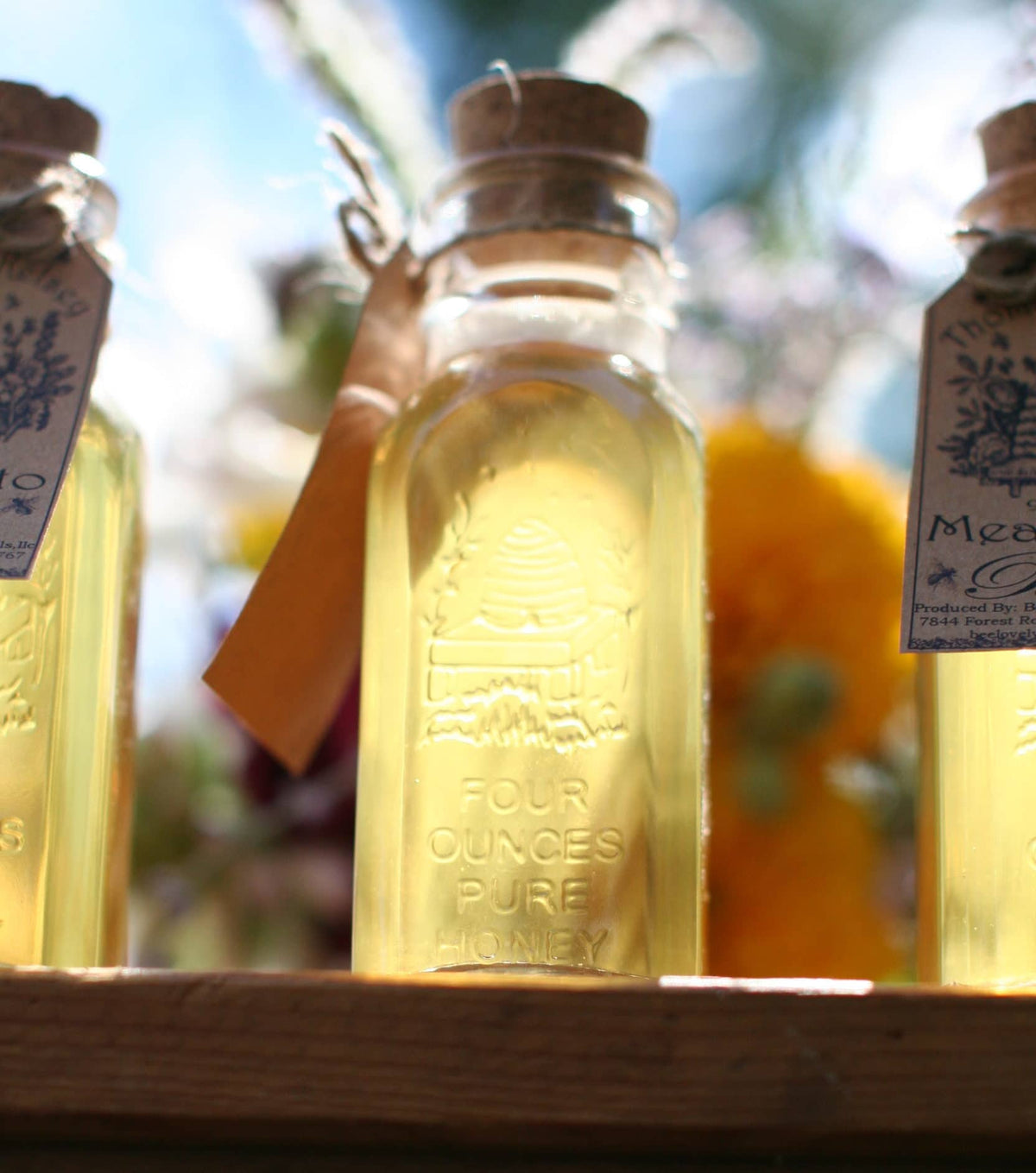 BeeLovelyBotanicals Michigan Wildflower Honey Wedding Favors