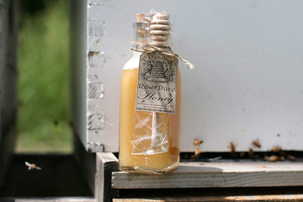 BeeLovelyBotanicals One Pound Raw Wildflower Honey