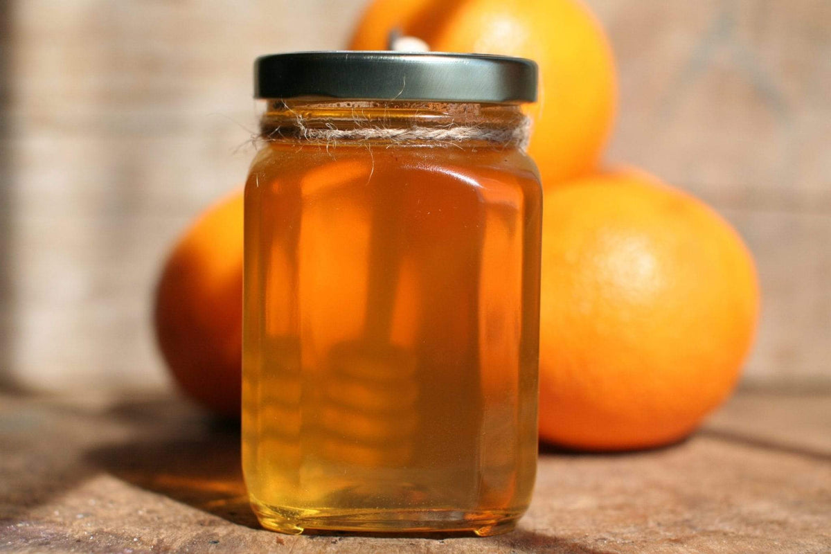 BeeLovelyBotanicals Orange Zest Infused Honey