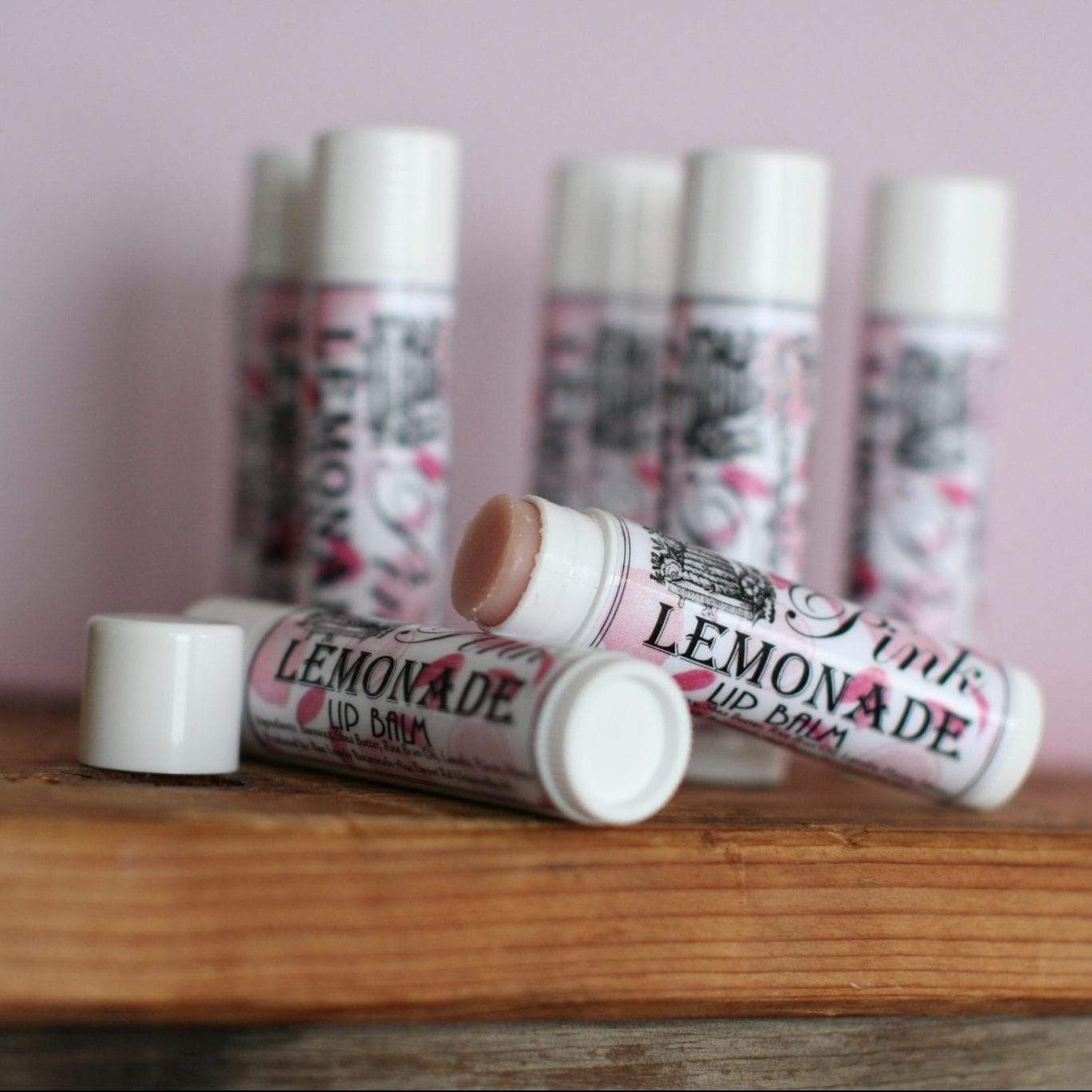 BeeLovelyBotanicals Pink Lemonade Beeswax Lip Balm