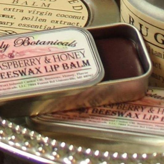 BeeLovelyBotanicals Raspberry and Honey Lip Balm Tint