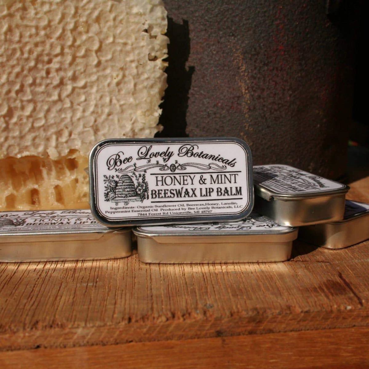 BeeLovelyBotanicals Vanilla Mint Beehive Gift Box